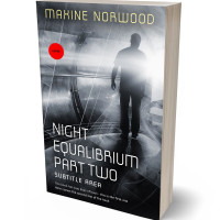 3D view of Premade Mystery & Thriller & Suspense Book Cover - Outer Space