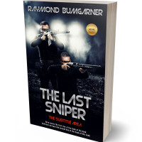 3D view of Premade Mystery & Thriller & Suspense Book Cover - Swirl