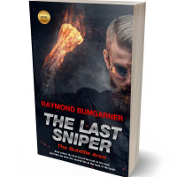 3D view of Premade Action & Adventure Book Cover - Mirage