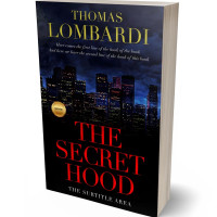 3D view of Premade Mystery & Thriller & Suspense Book Cover - Ebony