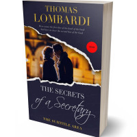 3D view of Premade Romance Book Cover - Steel Gray