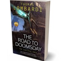 3D view of Premade Science Fiction Book Cover - Thunder