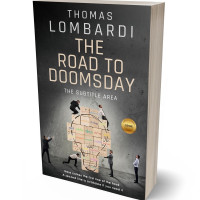 3D view of Premade Business Book Cover - Mine Shaft