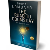 3D view of Premade Business Book Cover - Black Pearl