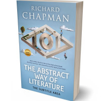 3D view of Premade Surreal Book Cover - Polo Blue