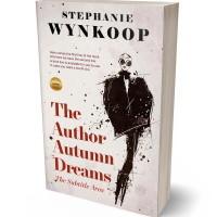 3D view of Premade Abstract Book Cover - Pampas