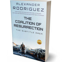 3D view of Premade Science Fiction Book Cover - Botticelli