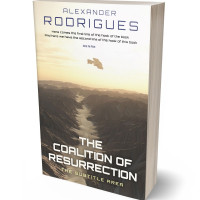 3D view of Premade Science Fiction Book Cover - Pine Cone