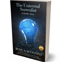 3D view of Premade Abstract Book Cover - Mirage