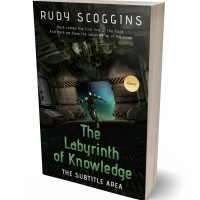 3D view of Premade Science Fiction Book Cover - Rangoon Green