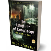 3D view of Premade Apocalyptica Book Cover - Chino