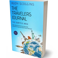 3D view of Premade Travel Book Cover - Malibu