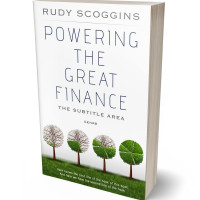 3D view of Premade Business Book Cover - Woodland