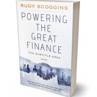 3D view of Premade Business Book Cover - Athens Gray