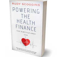 3D view of Premade Medical Book Cover - Black Haze