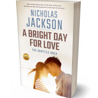 3D view of Premade Romance Book Cover - Merino