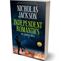 3D view of Premade Romance Book Cover - Laser