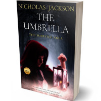 3D view of Premade Fantasy Book Cover - Clam Shell