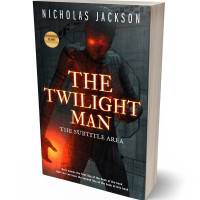 3D view of Premade Science Fiction Book Cover - Mine Shaft