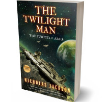 3D view of Premade Science Fiction Book Cover - Heavy Metal