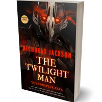 3D view of Coffee Bean #2671 - Premade Science Fiction Book Cover