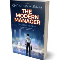 3D view of Premade Self-Improvement & Self-Help Book Cover - Pale Slate