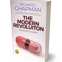 3D view of Premade Science & Nature Book Cover - Soft Peach