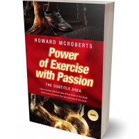 3D view of Premade Health & Dieting & Fitness Book Cover - Burnt Sienna