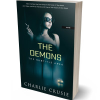 3D view of Premade Literary Fiction Book Cover - Black Pearl