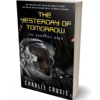 3D view of Cod Gray #2828 - Premade Science Fiction Book Cover