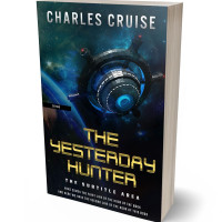 3D view of Premade Science Fiction Book Cover - Big Stone