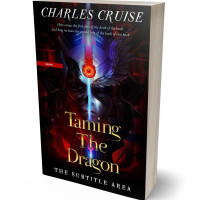 3D view of Premade Fantasy Book Cover - Asphalt