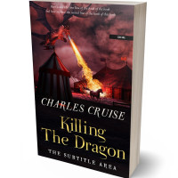 3D view of Premade Fantasy Book Cover - Antique Brass