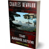 3D view of Premade Science Fiction Book Cover - Gondola