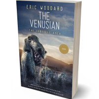 3D view of Premade Fantasy Book Cover - Oxford Blue