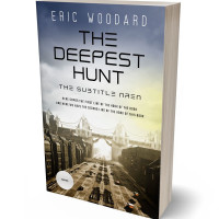 3D view of Premade Apocalyptica Book Cover - Timberwolf