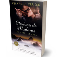 3D view of Premade Romance Book Cover - Cocoa Brown