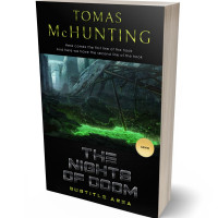 3D view of Premade Apocalyptica Book Cover - Woodsmoke