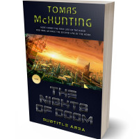 3D view of Premade Science Fiction Book Cover - Shark