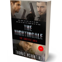 3D view of Premade Mystery & Thriller & Suspense Book Cover - Cod Gray