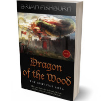 3D view of Premade Fantasy Book Cover - Indian Khaki