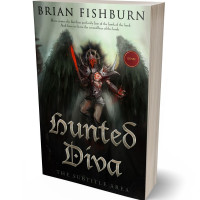 3D view of Premade Fantasy Book Cover - Clay Ash