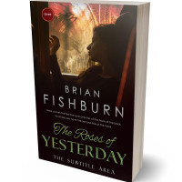 3D view of Premade Mystery & Thriller & Suspense Book Cover - Antique Brass