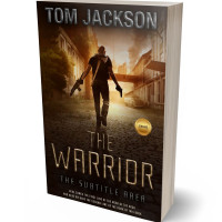 3D view of Premade Apocalyptica Book Cover - Coffee Bean