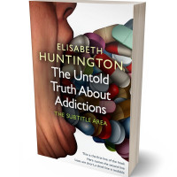 3D view of Premade Medical Book Cover - English Walnut