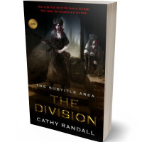 3D view of Premade Science Fiction Book Cover - Oil