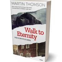 3D view of Premade Mystery & Thriller & Suspense Book Cover - Quill Gray