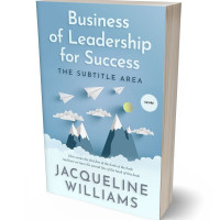 3D view of Premade Business Book Cover - Glacier