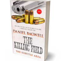 3D view of Premade Mystery & Thriller & Suspense Book Cover - Dawn Pink