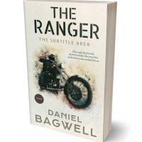 3D view of Premade Action & Adventure Book Cover - White Rock